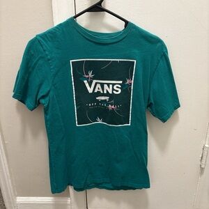 Vans Teal Custom Fit T-Shirt